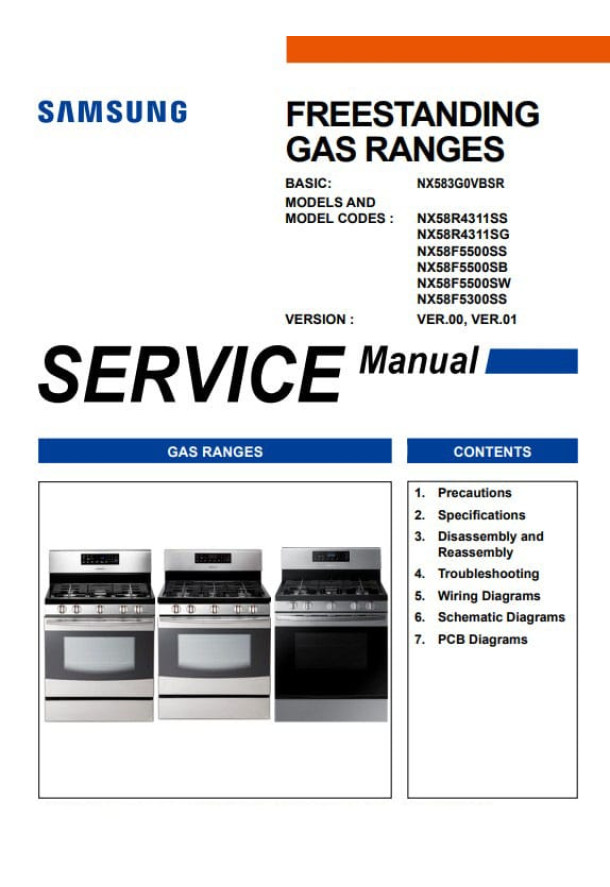 NX58R4311SS, NX58R4311SG, NX58F5500SS, NX58F5500SB